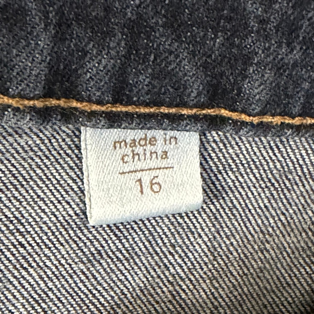 Coldwater Creek Womens Dark Wash Straight Leg Denim Jeans Blue Mid Rise Size 16 - Picture 9 of 13